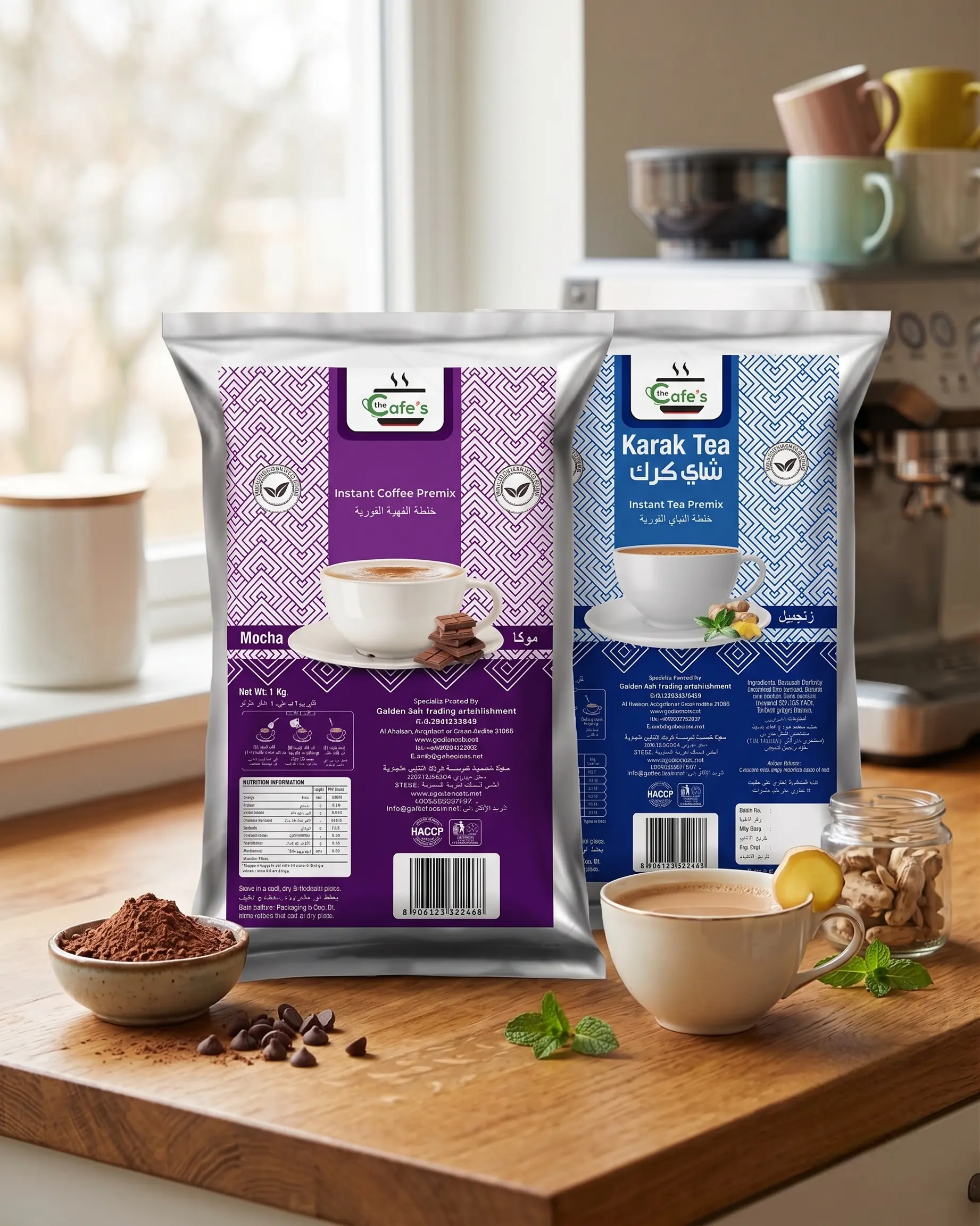 The Cafés Premium Coffee Setup